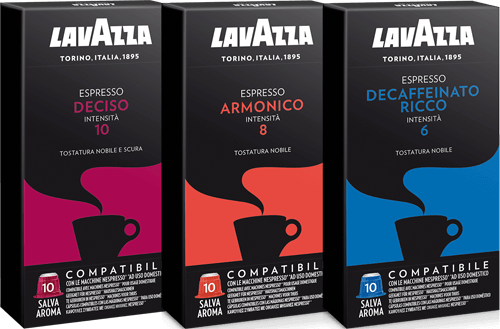 300 Capsules de Café compatible avec machines à capsules Nespresso Lavazza Decaffeinato Expresso 