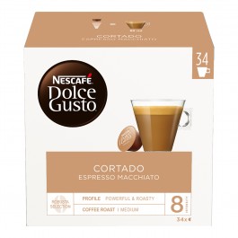 102 Capsule Nescafè Dolce Gusto Cortado Espresso Macchiato Magnum Pack 