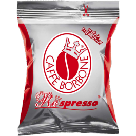 100 Nespresso Kompatible Kapseln Alternative CAFFE' BORBONE Miscela ROSSA