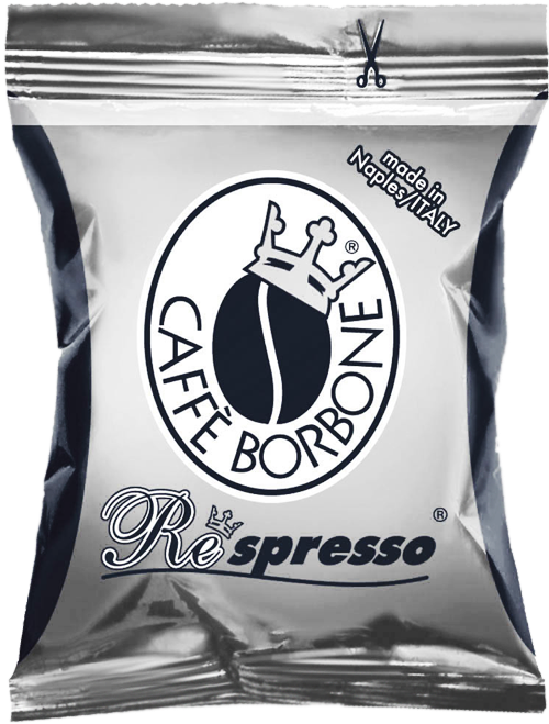 100 Capsules Nespresso Compatible CAFFE' BORBONE Miscela Nera
