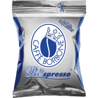 100 Capsules Nespresso Compatible CAFFE' BORBONE Miscela Blu'